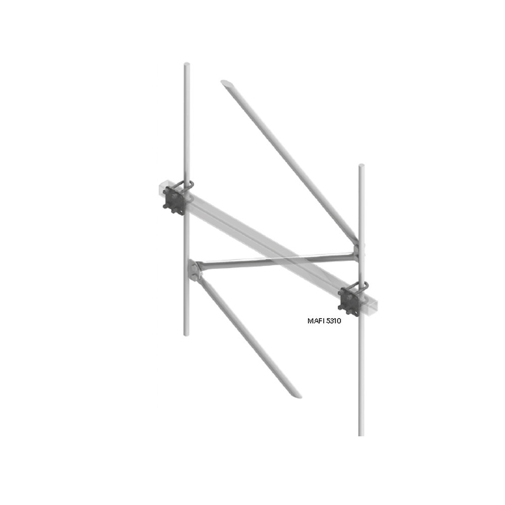 MAFI 5310 Joint Plate Kit - For joining 25-35mm dia tubes to 50x50 ...