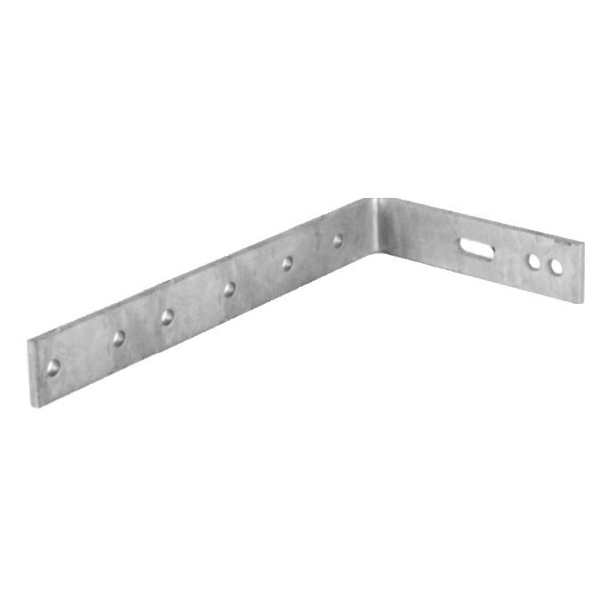 (90 Degree Bend) Feeder Bracket - 6 Hole - To Suit 76mm Poles And Above